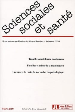 Trouble somatoforme douloureux - familles en échec de la réanimation - une nouvelle carte du normal et du pathologique