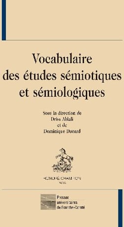 Vocabulaire des études sémiotiques et sémiologiques