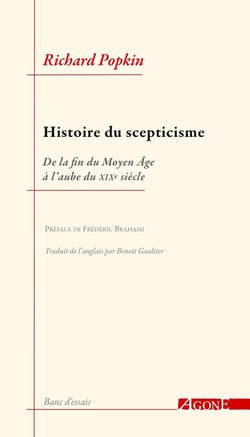 Histoire du scepticisme : de la fin du Moyen âge à l'aube du XIXe siècle