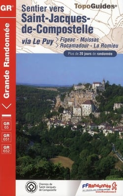 Sentier vers saint-jacques-de-compostelle via le puy - figeac, moissac, rocamadour, la romieu