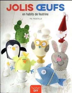 Jolis oeufs - en habits de feutrine