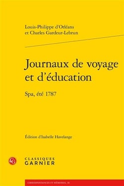 Journaux de voyage et d'éducation - spa, été 1787
