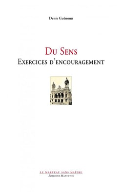 Du sens : exercices d'encouragement