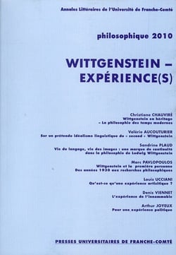 Philosophique - Wittgenstein, expérience(s) (édition 2010)