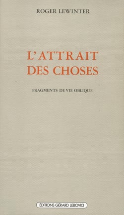 L' Attrait des choses