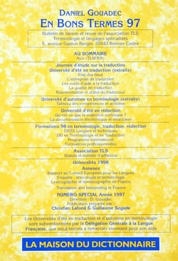 En bons termes 1997