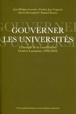 Gouverner les universités - l'exemple de la coordination Genève-Lausanne (1990-2010)
