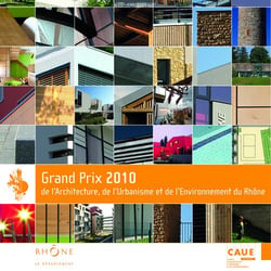 Grand prix 2010 de l'architecture, de l'urbanisme et de l'environnement du rhône