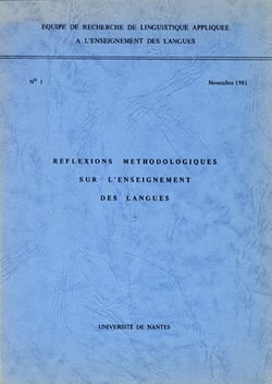 Réflexions méthodologiques sur l'enseignement des langues