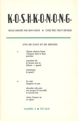 K.O.S.H.K.O.N.O.N.G. n.2 : Été 2013