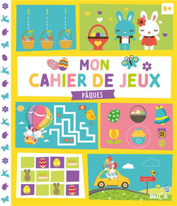 Mon cahier de jeux - pâques