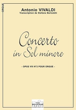 Concerto in Sol minore pour orgue