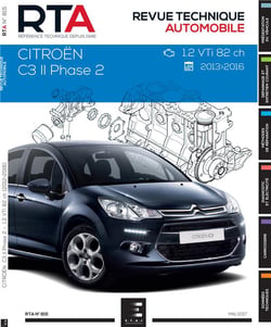 Revue technique automobile n.815 : C3 II phase 2 : 1.2i (82 ch) (de 2013 à 2016)