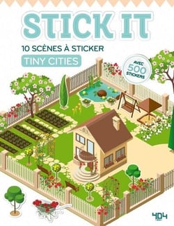 Stick It - Tiny Cities - 10 scènes à sticker