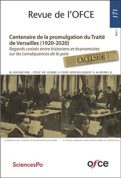 Revue de l'OFCE n.171 : centenaire de la promulgation du traité de Versailles (1920-2020)