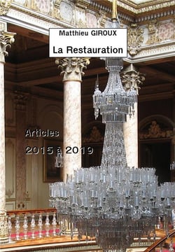 La restauration - articles 2015 à 2019