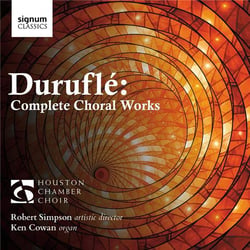 Duruflé : Intégrale de l'oeuvre pour choeur