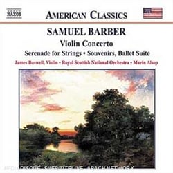 Concerto Pour Violon Op. 14 - Souvenirs (Ballet Suite) Op. 28 - Serenade For Strings Op. 1