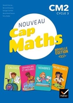 Cap Maths : CM2 - livre élève nombres et calculs  + cahier géometrie + dico maths (édition 2021)