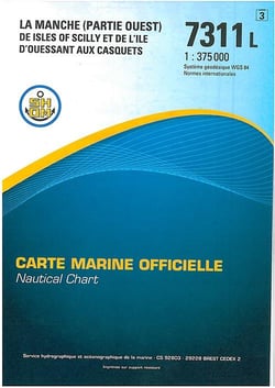 7311L LA MANCHE (PARTIE OUEST) DE ISLES OF SCILLY ET ILE D'OUESSANT