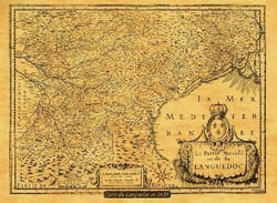 LANGUEDOC EN 1620 50 CM X 38 CM