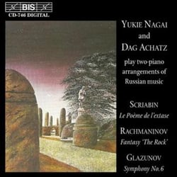 Dag Achatz - poème de l'extase - fantaisie 'the rock' op.7 - symphonie no.6 op.58