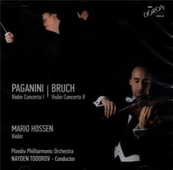 Paganini - Bruch : Concertos pour Violon - Mario Hossen