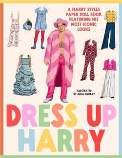 Dress up harry: a harry styles paper doll book featuring his most iconic looks