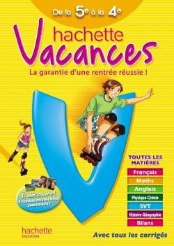 Hachette vacances - de la 5ème à la 4ème