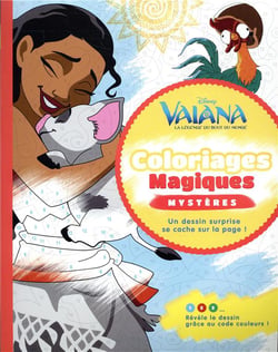 VAIANA - Coloriages Magiques - Mystères - Disney