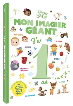 Disney Baby : mon imagier géant : j'ai 1 an