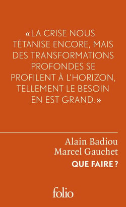 Que faire ?