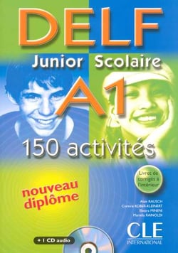 Nouveau delf junior scolaire a1 150 activites + 1cd audio