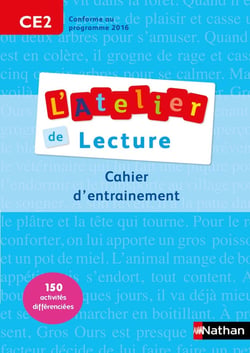 L'ATELIER DE LECTURE : français - CE2 - cahier d'entraînement (édition 2010)