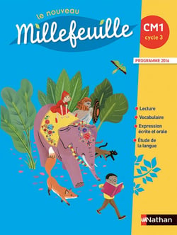 Le nouveau Millefeuille : français - CM1 - livre de l'élève (édition 2016)