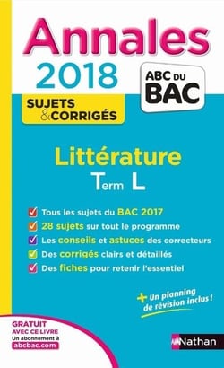 Annales Bac - Litterature - Terminale L