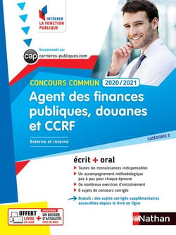 Concours commun agent des finances publiques, des douanes et CCRF, catégorie c (édition 2020/2021)