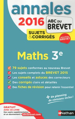 Les Annales Abc Brevet Corriges 2016 Maths
