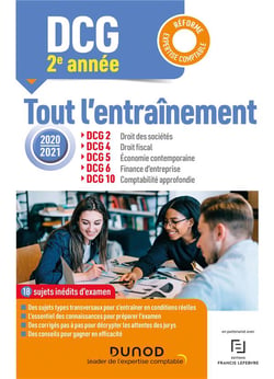 DCG 2-4-5-6-10 - tout l'entraînement (édition 2020/2021)