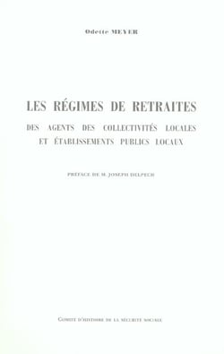 Les régimes de retraites des agents de collectivités locales et établissements publics locaux