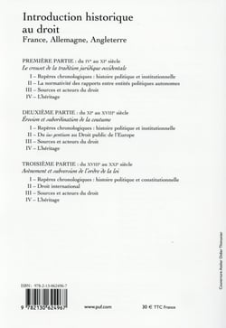 Introduction historique au droit (2e édition)