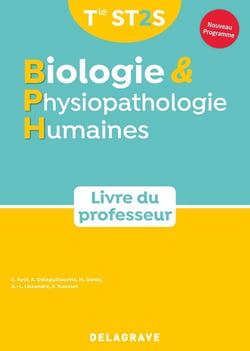 Biologie et physiopathologie humaines - terminale ST2S - livre du professeur (édition 2020)