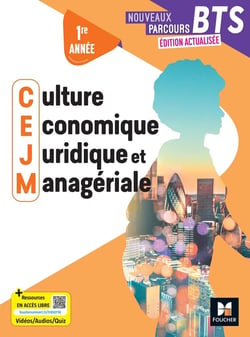 Nouveaux parcours BTS : Culture économique, juridique et managériale - BTS 1e année - Manuel