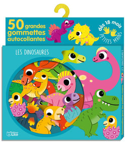 GOMMETTES PTES MAINS DINOSAURE