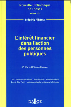 L'intérêt financier dans l'action des personnes publiques - Volume 171
