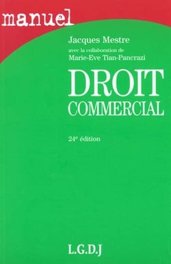 Manuel de droit commercial