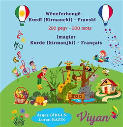 Imagier kurde (kirmanjki -zazaki) - francais - illustrations, couleur