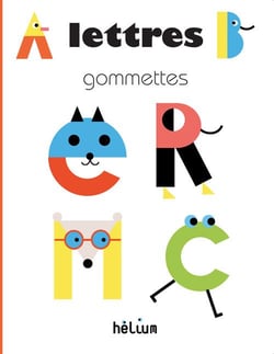 Lettres - gommettes