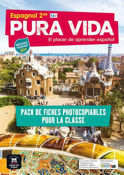Pura vida : espagnol - 2de - pack de fiches (édition 2019)