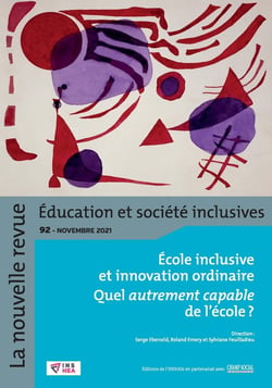 Revue nr-esi n  92 : l'education inclusive face a l'innovation ordinaire